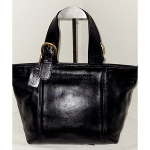 Coach 4133 Waverly Vintage Black Leather Tote